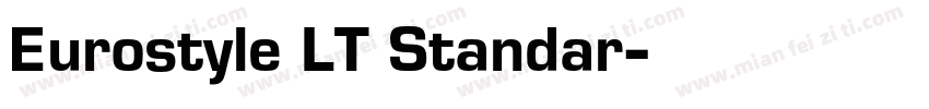 Eurostyle LT Standar字体转换